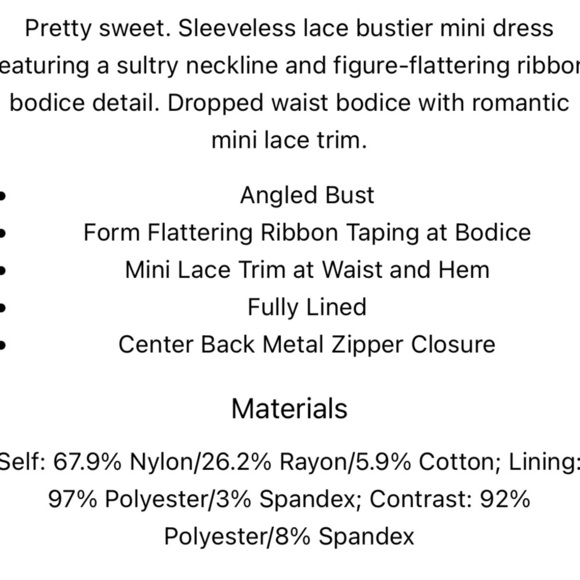 For Love And Lemons Pink Lace Mini Dress - Picture 5 of 8